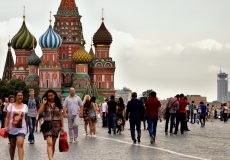 Russia-Moscow-people-street