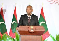 ރައީސް ވާހަކަފުޅު ދައްކަވަނީ- ފޮޓޯ: ރައީސް އޮފީސް